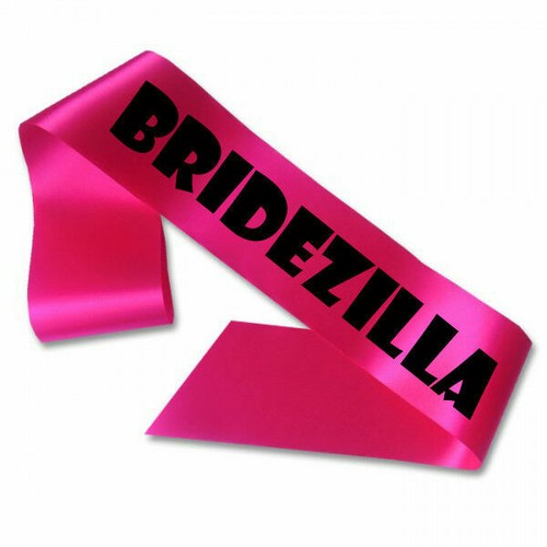 Bridezilla sash hen - sash,