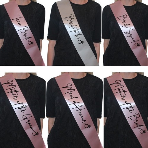 Hen party printed sashes bride - sashes,