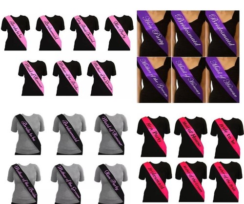 Bride hen party sash uk - bride,