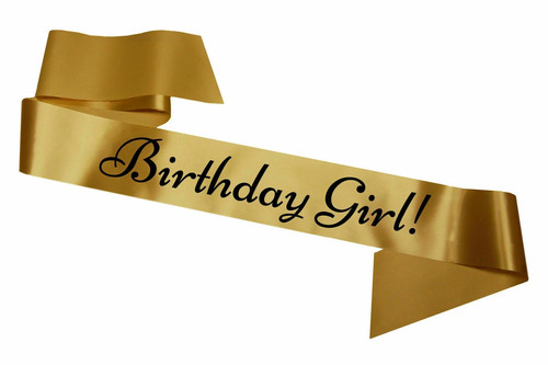 Birthday girl sash - girl,