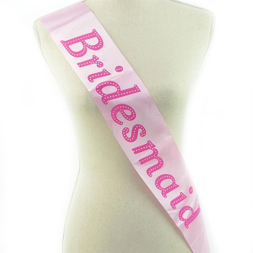 1pcs bridesmaid sash - sash, hen