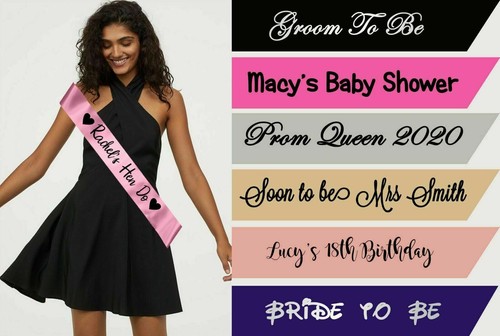 Personalised party sash - party,