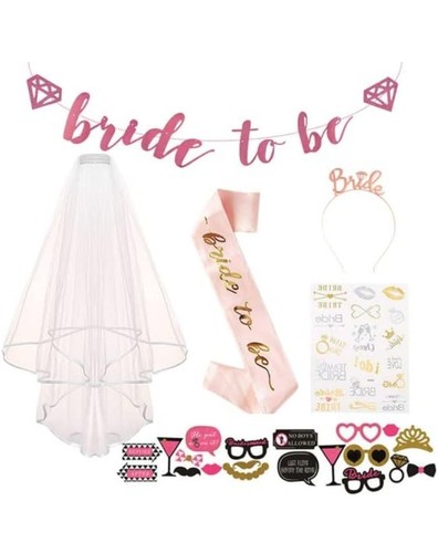 Bride sash set hen - to,