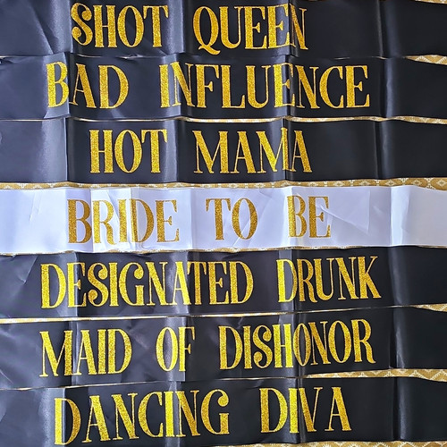 Hen night party sashes bundle - hen,