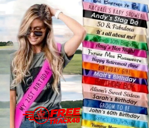 Birthday sash hen party - birthday,