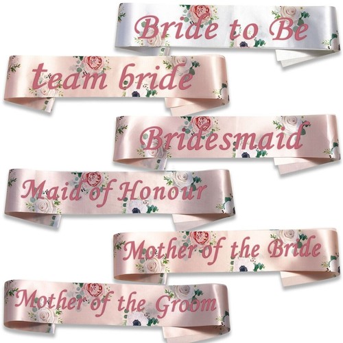 Hen party sashes team bride - party,