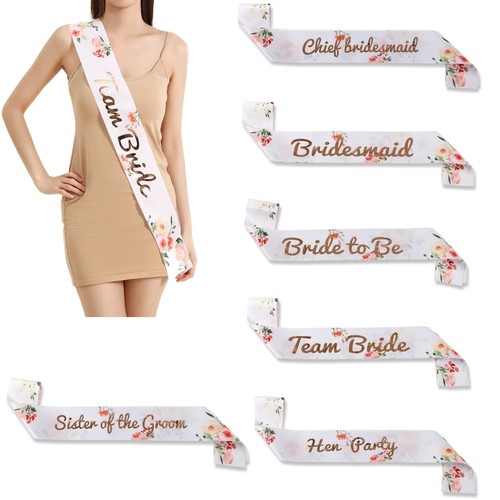 Floral hen party - hen, sashes