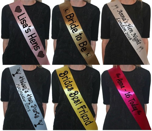 Personalised birthday sash - personalised, /