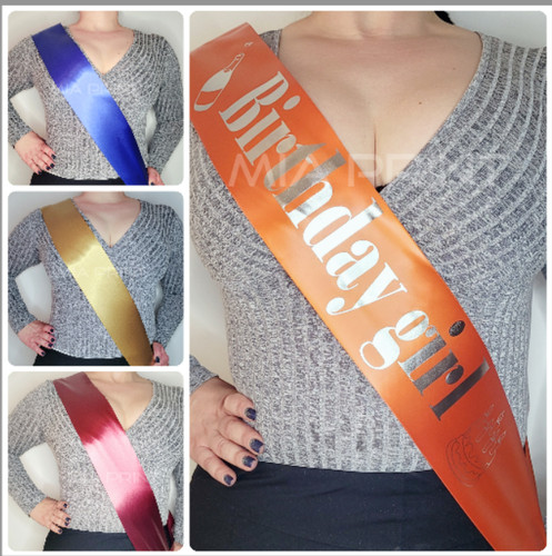 Personalised celebration sash - celebration,